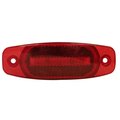 Peterson Manufacturing Incandescent Rectangular 6 Length x 2116 Width Red Lens Surface Mount M130R